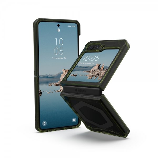 Urban Armor Gear (UAG) Samsung Galaxy Z Flip 5 Kuori Plyo Pro MagSafe Olive/Space Grey