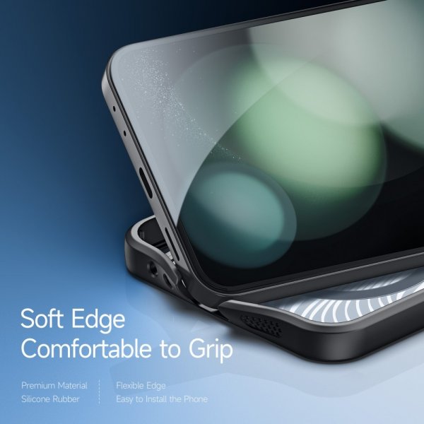 Dux Ducis Samsung Galaxy Z Flip 6/Flip 7 FE kuori Aimo Series MagSafe Musta