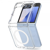 Ringke Samsung Galaxy Z Flip 6/Flip 7 FE Kuori Fusion Magnetic Läpinäkyvä