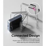 Ringke Samsung Galaxy Z Flip 6/Flip 7 FE Kuori Fusion Magnetic Läpinäkyvä