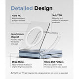 Ringke Samsung Galaxy Z Flip 6/Flip 7 FE Kuori Fusion Magnetic Läpinäkyvä