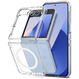 Ringke Samsung Galaxy Z Flip 6/Flip 7 FE Kuori Fusion Magnetic Läpinäkyvä