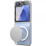 Ringke Samsung Galaxy Z Flip 6/Flip 7 FE Kuori Fusion Magnetic Läpinäkyvä