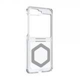 Urban Armor Gear (UAG) Samsung Galaxy Z Flip 6/Flip 7 FE Kuori Plyo Pro MagSafe Ice/Silver