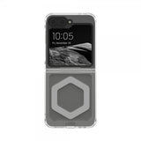 Urban Armor Gear (UAG) Samsung Galaxy Z Flip 6/Flip 7 FE Kuori Plyo Pro MagSafe Ice/Silver