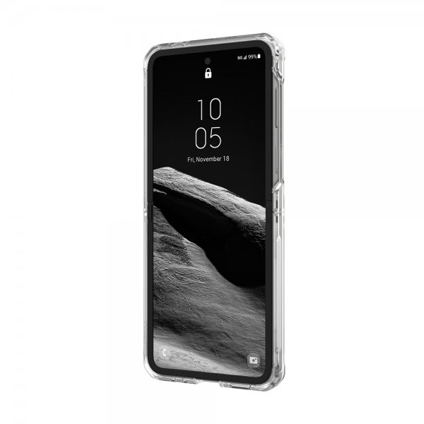 Urban Armor Gear (UAG) Samsung Galaxy Z Flip 6/Flip 7 FE Kuori Plyo Pro MagSafe Ice/Silver
