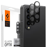 Spigen Samsung Galaxy Z Fold 4 Kameran suojalasi Glas.tR Optik 2-pakkaus, musta