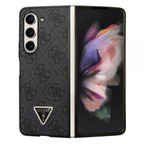 Arvaa Samsung Galaxy Z Fold 5 Kuori 4G Metallinen Kolmio Strassikivi Musta