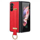 Sulada Samsung Galaxy Z Fold 5 kuoret, Fashion Series, punainen