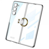 GKK Samsung Galaxy Z Fold 5 -kuori, sormuspidike, vihreä