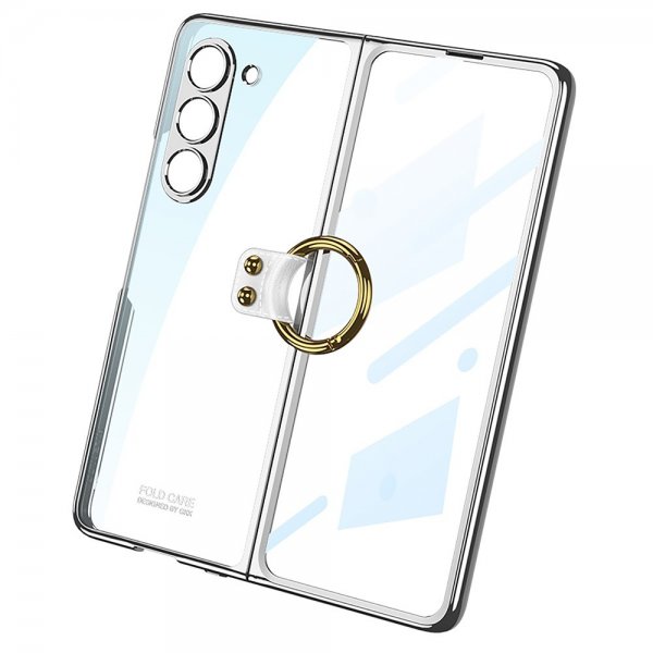 GKK Samsung Galaxy Z Fold 5 -kuori sormuspidikkeellä, kulta