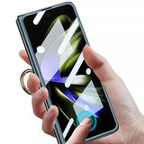 GKK Samsung Galaxy Z Fold 5 -kuori, sormirengas, läpinäkyvä