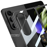 GKK Samsung Galaxy Z Fold 5 -kuori rengaspidikkeellä, läpinäkyvä