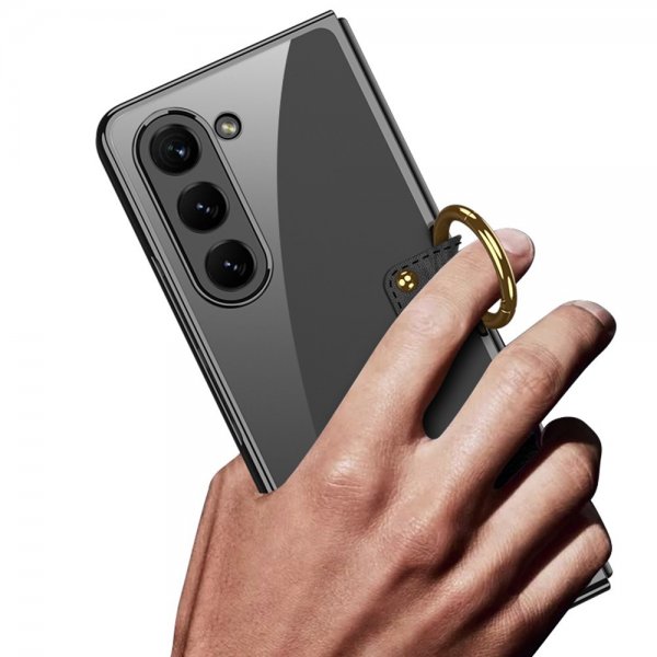 GKK Samsung Galaxy Z Fold 5 -kuori sormipidikkeellä, hopea