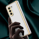 GKK Samsung Galaxy Z Fold 5 -kuori pinnoitetulla reunalla, vihreä