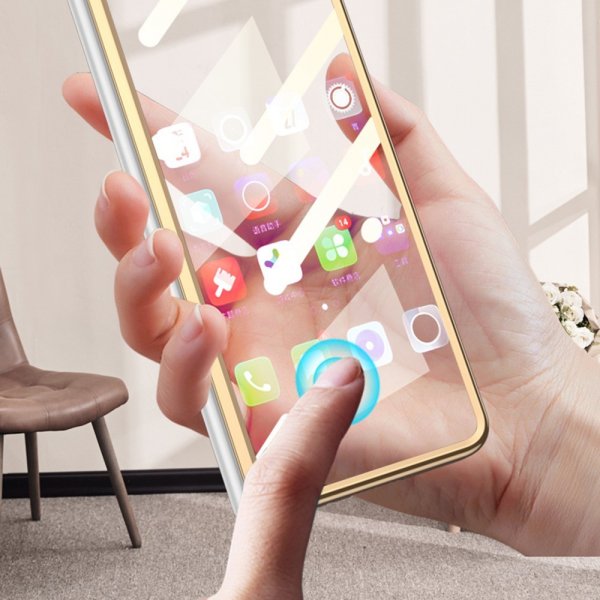GKK Samsung Galaxy Z Fold 5 -kuori, pinnoitettu reuna, hiilikuitu, musta