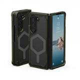 Urban Armor Gear (UAG) Samsung Galaxy Z Fold 5 -suojakuori Plyo Pro MagSafe Olive/Space Grey
