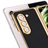 GKK Samsung Galaxy Z Fold 5 -kuori, Stripe, harmaa