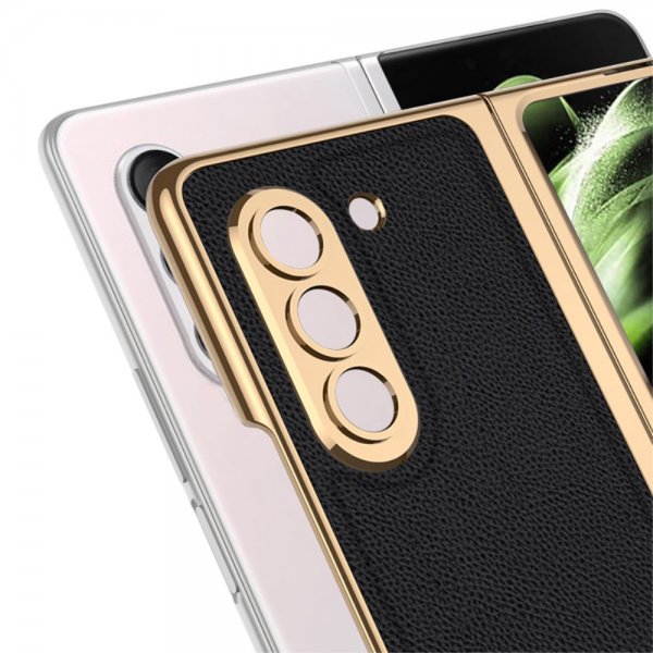 GKK Samsung Galaxy Z Fold 5 -kuori Stripe, valkoinen
