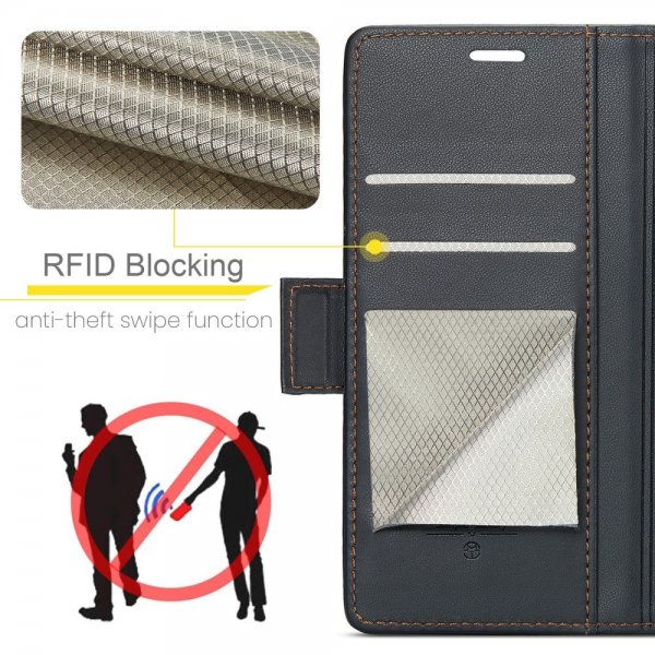 CaseMe Samsung Galaxy Z Fold 6 Kotelo 023 Series Musta