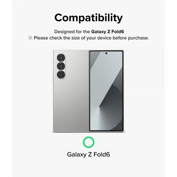 Ringke Samsung Galaxy Z Fold 6 Kameralinssisuoja Kamerakehys 2 kpl