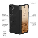 Urban Armor Gear (UAG) Samsung Galaxy Z Fold 6 -suojakuori Civilian, musta