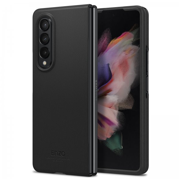 Spigen Samsung Galaxy Z Fold3 -kuori, Enzo, musta