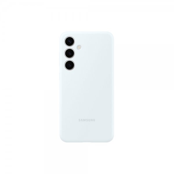 Samsung alkuperäinen Galaxy S24 Plus -silikonikuori, valkoinen