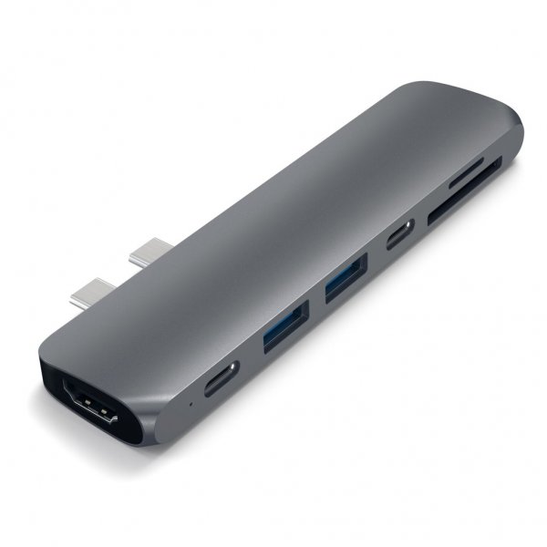 Satechi Type-C Pro Hub -adapteri, tähtiharmaa