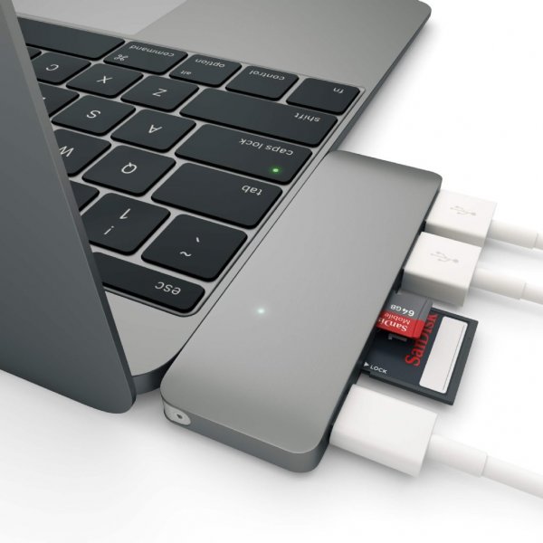Satechi Type-C Pass-Through USB-keskitin