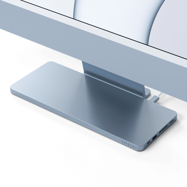 Satechi Universal Adapter USB-C Slim Dock 24” iMac Sininen
