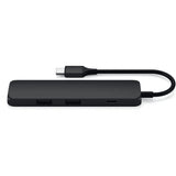 Satechi Type-C Slim Multi-port -sovitin 4K Musta