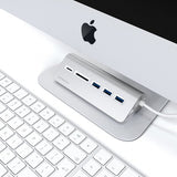 Satechi USB-C Combo Hub pöytäkoneelle hopea