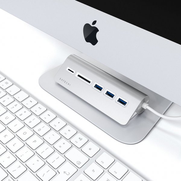 Satechi USB-C Combo Hub for Desktop Sininen