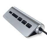 Satechi USB-C Combo Hub pöytäkoneelle hopea