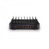 ALOGIC 8-porttinen USB-lataustelakka Musta