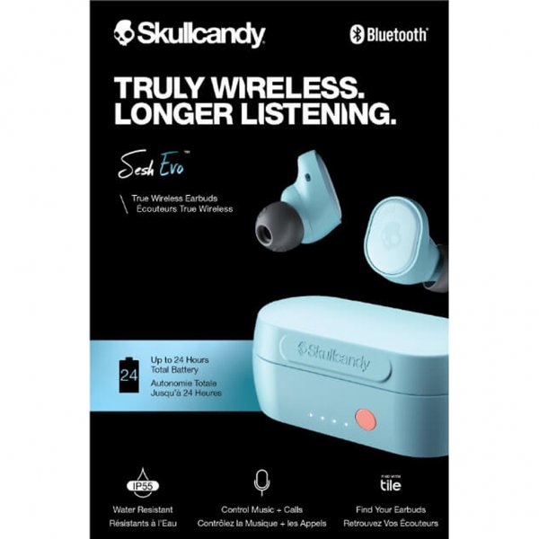 Skullcandy Sesh Evo Kuulokkeet In-Ear True Wireless Sininen