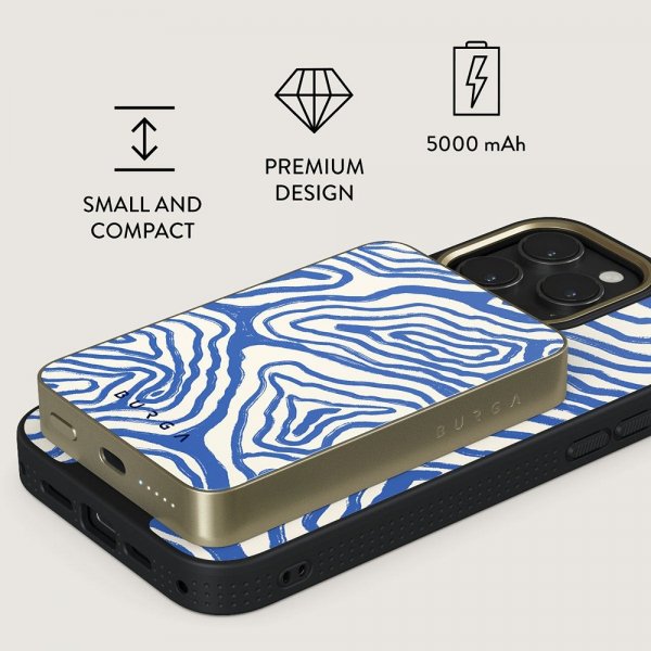 Burga Powerbank MagSafe 5000 mAh Seven Seas Kulta
