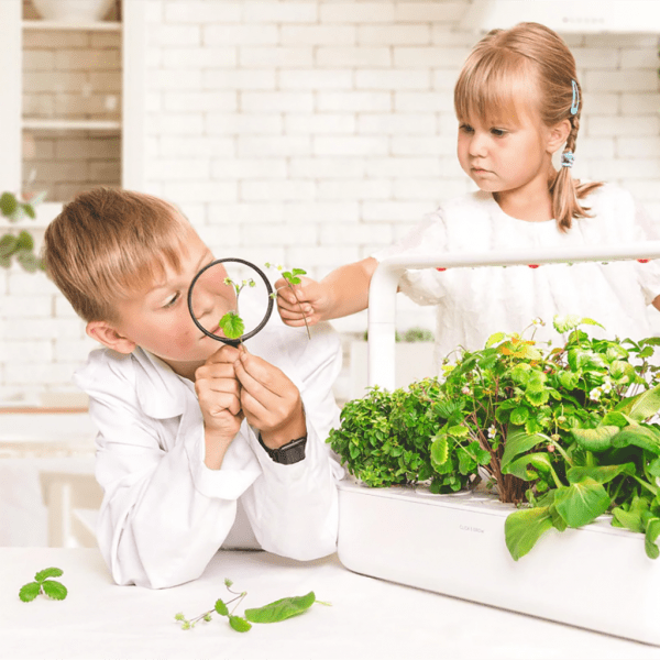 Click and Grow Smart Garden 9 Pro -aloituspaketti, valkoinen
