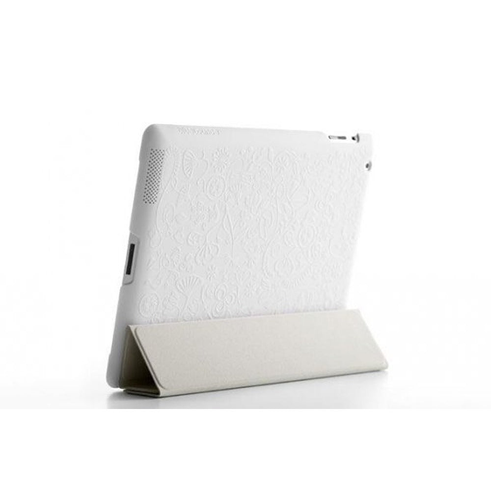 Bluelounge iPad 9.7 (sukupolvet 2/3/4) Kukallinen Suojakuori Valkoinen