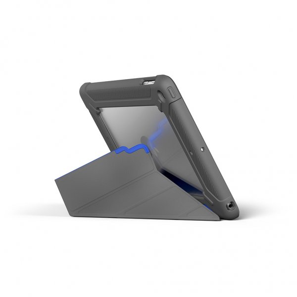 Pipetto iPad 9.7 (5./6. sukupolvi) Origami Shield -suojakotelo, sininen