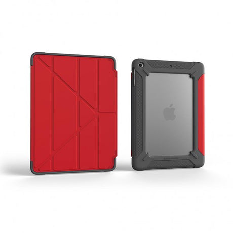 Pipetto iPad 9.7 (gen 5/6) Origami Shield -suojakotelo, punainen
