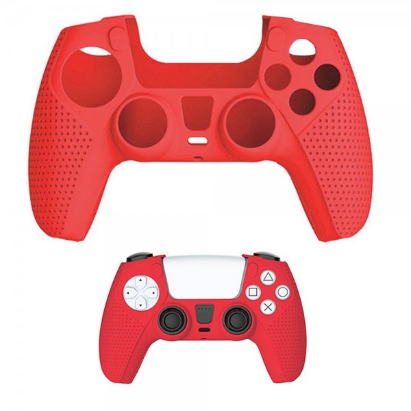 Dobe silikonisuoja PlayStation 5 -ohjaimelle, punainen