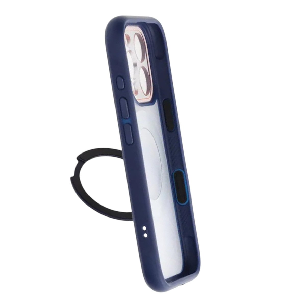 iPhone 16 Pro Max Kuori, kääntyvä teline, MagSafe, Sininen
