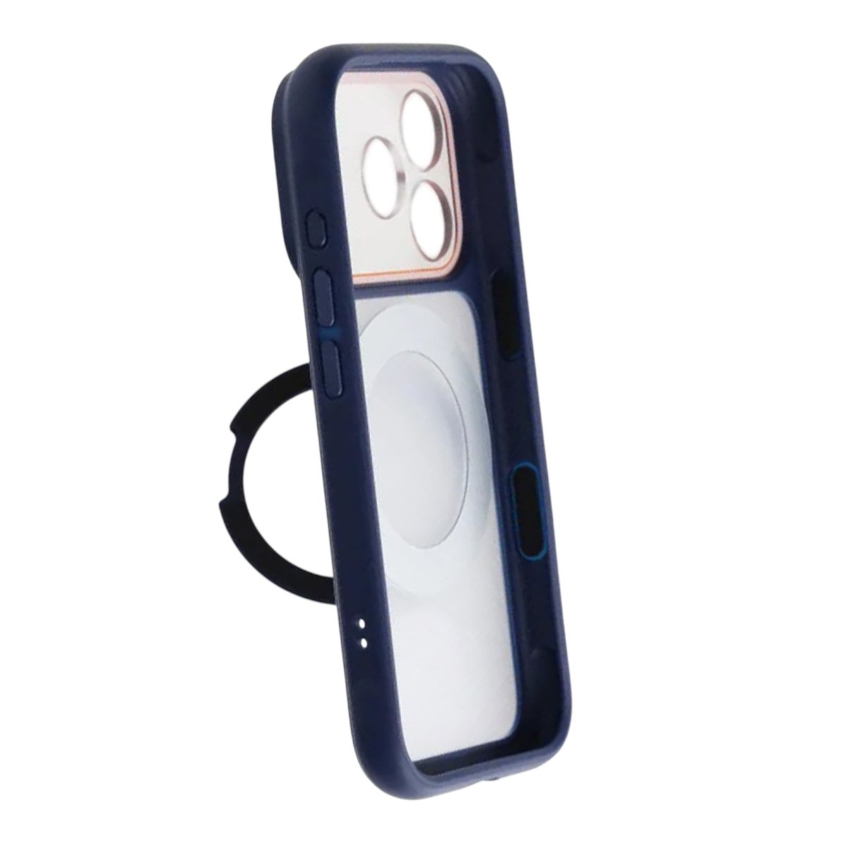 iPhone 17 Pro Kuori pyörivällä jalustalla MagSafe Sininen