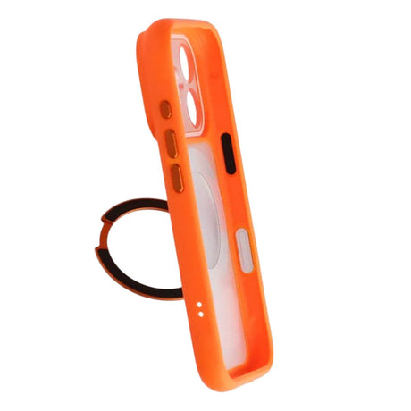 iPhone 17 Pro Max Kuori pyörivällä jalustalla MagSafe Oranssi