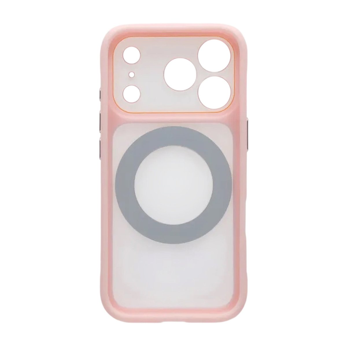 iPhone 17 Pro Max Kuori pyörivällä jalustalla MagSafe Vaaleanpunainen