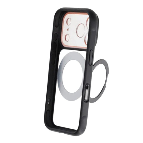 iPhone 17 Pro Max Kuori pyörivällä jalustalla MagSafe Musta