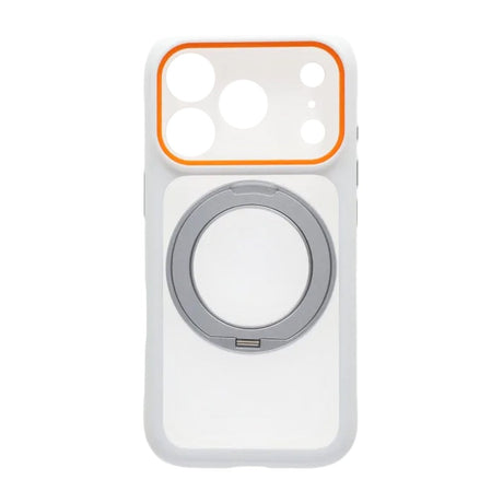 iPhone 17 Pro Max Kuori Käännettävällä jalustalla MagSafe Valkoinen