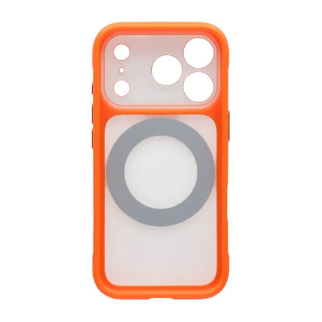 iPhone 17 Pro Kuori pyörivällä jalustalla MagSafe Oranssi